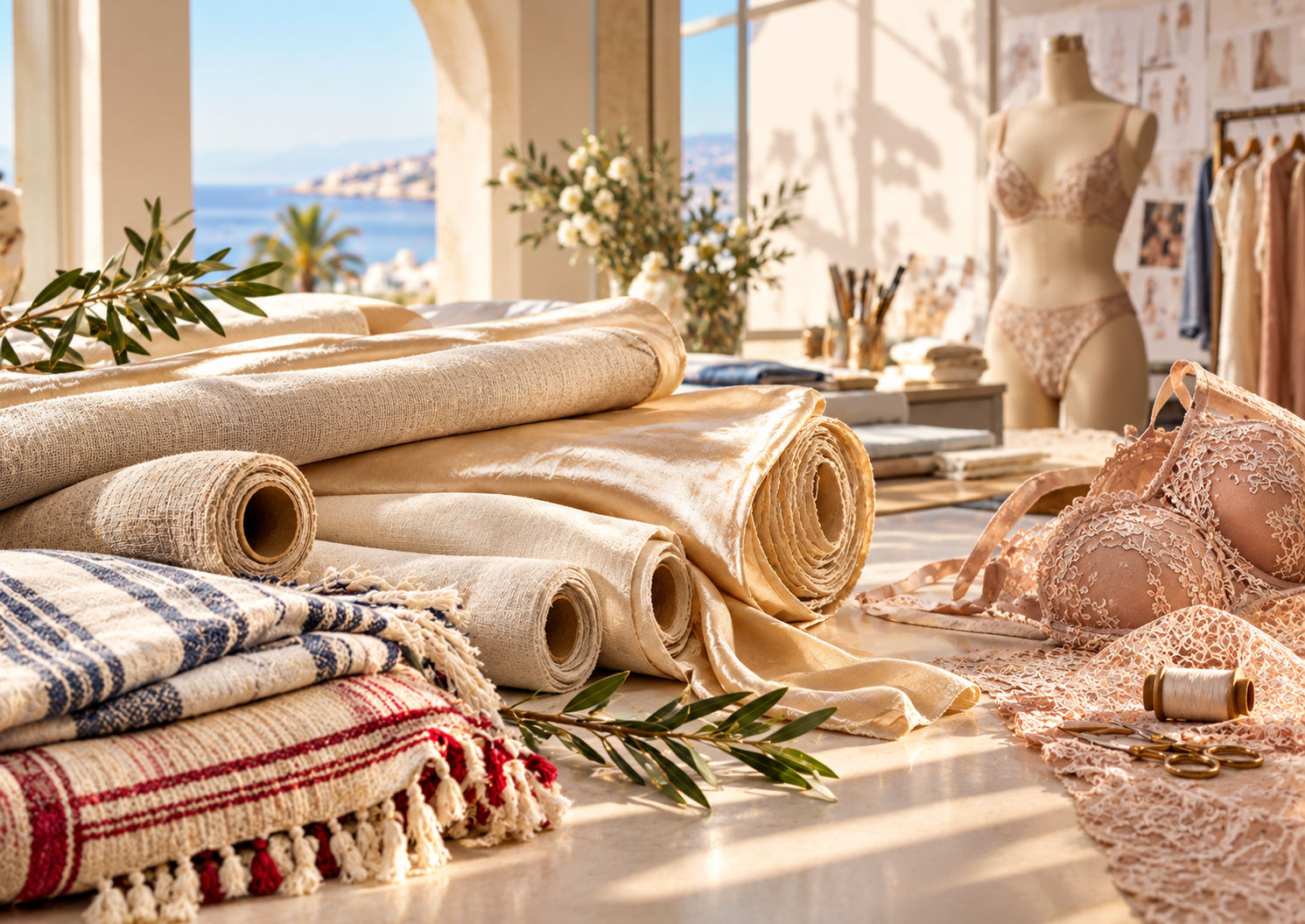 Textiles et lingerie premium tunisiens