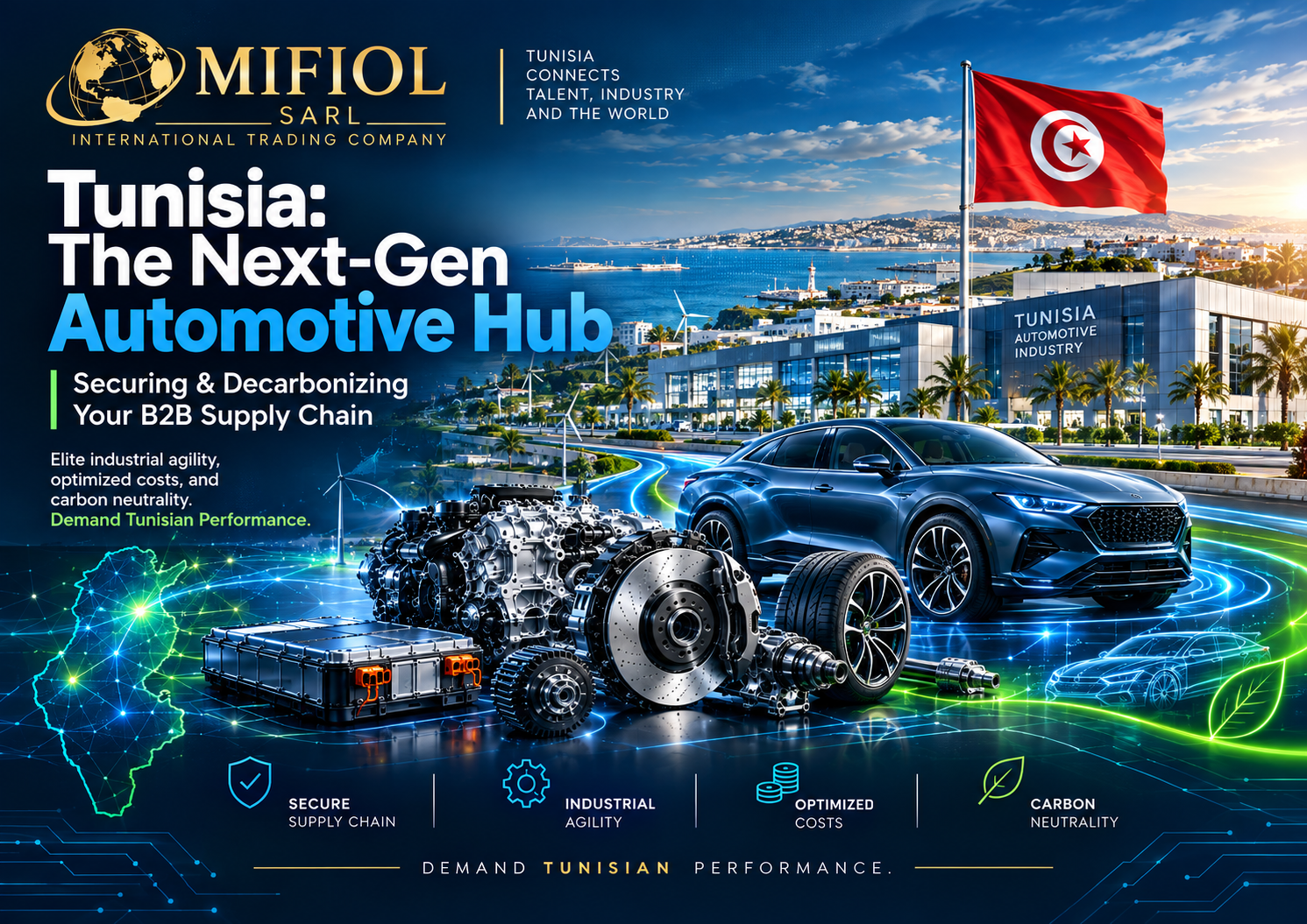 Composants automobiles premium tunisiens